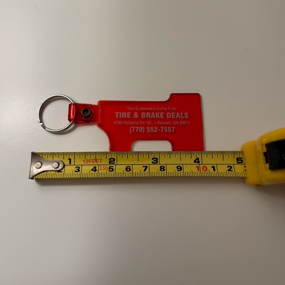 Red “Number One!” Keychain - Picture 2 of 2